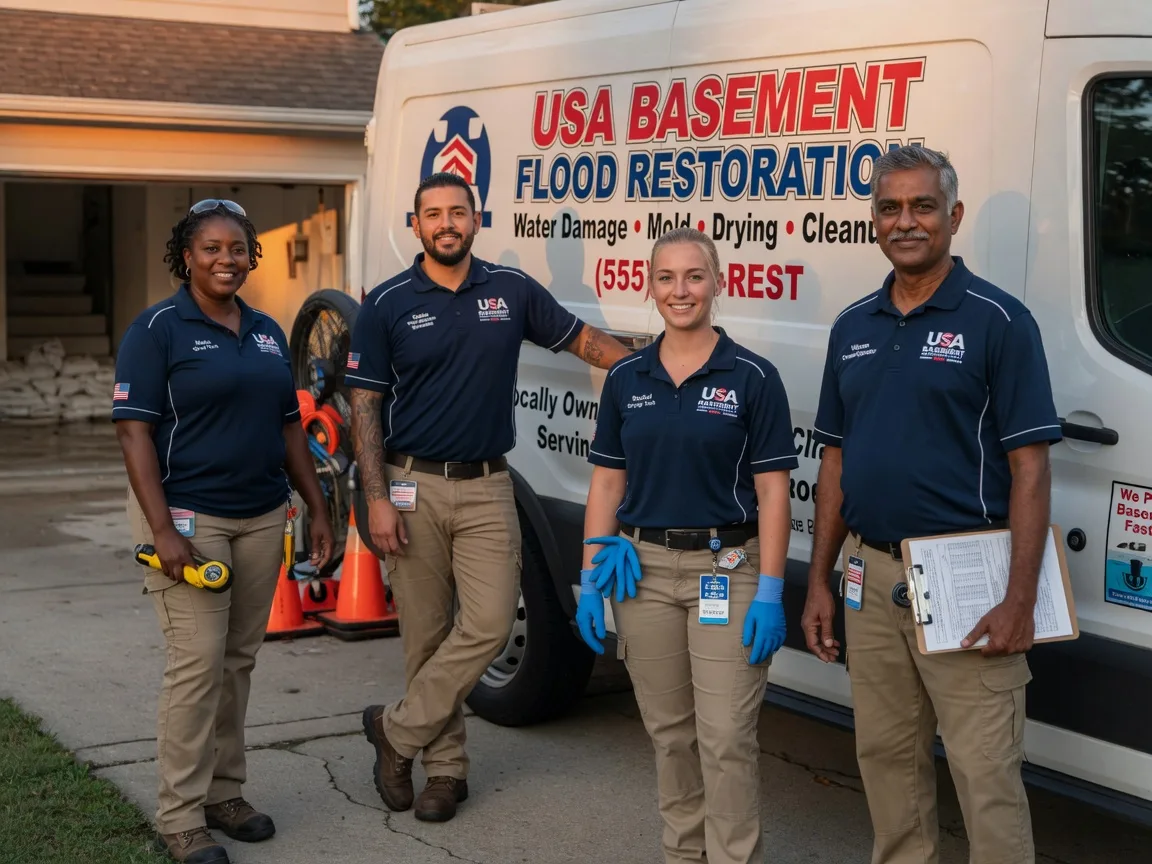 Basement Flood Cleanup company in Donner, LA