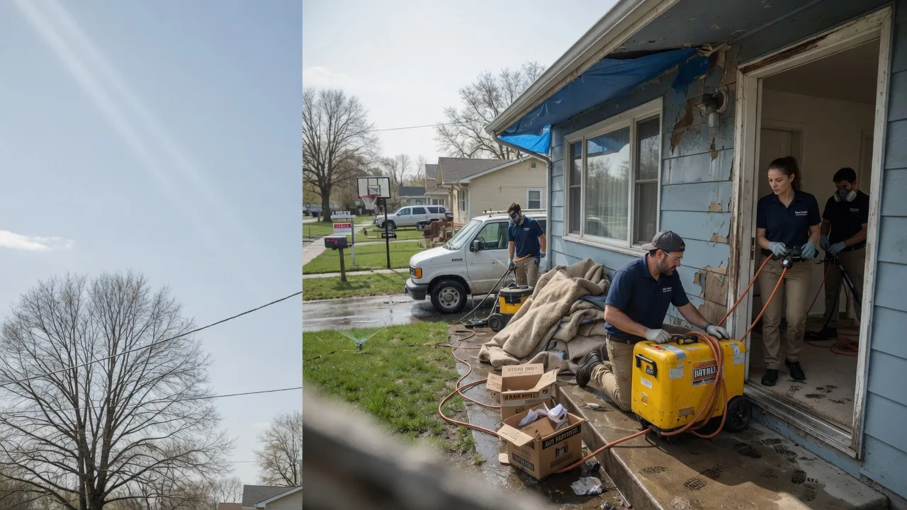 Basement Flood Cleanup in Donner, LA near me